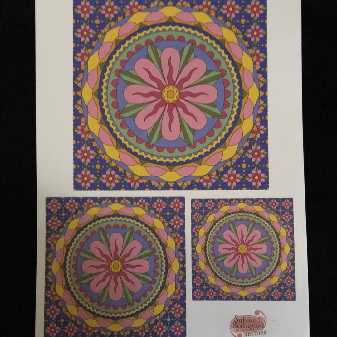 LAMINA PARA SUBLIMACIÓN MANDALAS