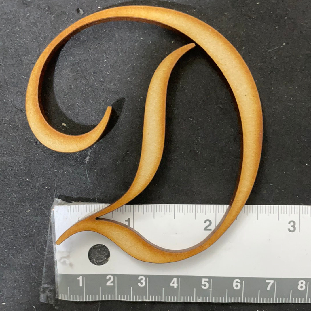 LETRAS GÓTICAS Y NÚMERO LÁSER 7cm