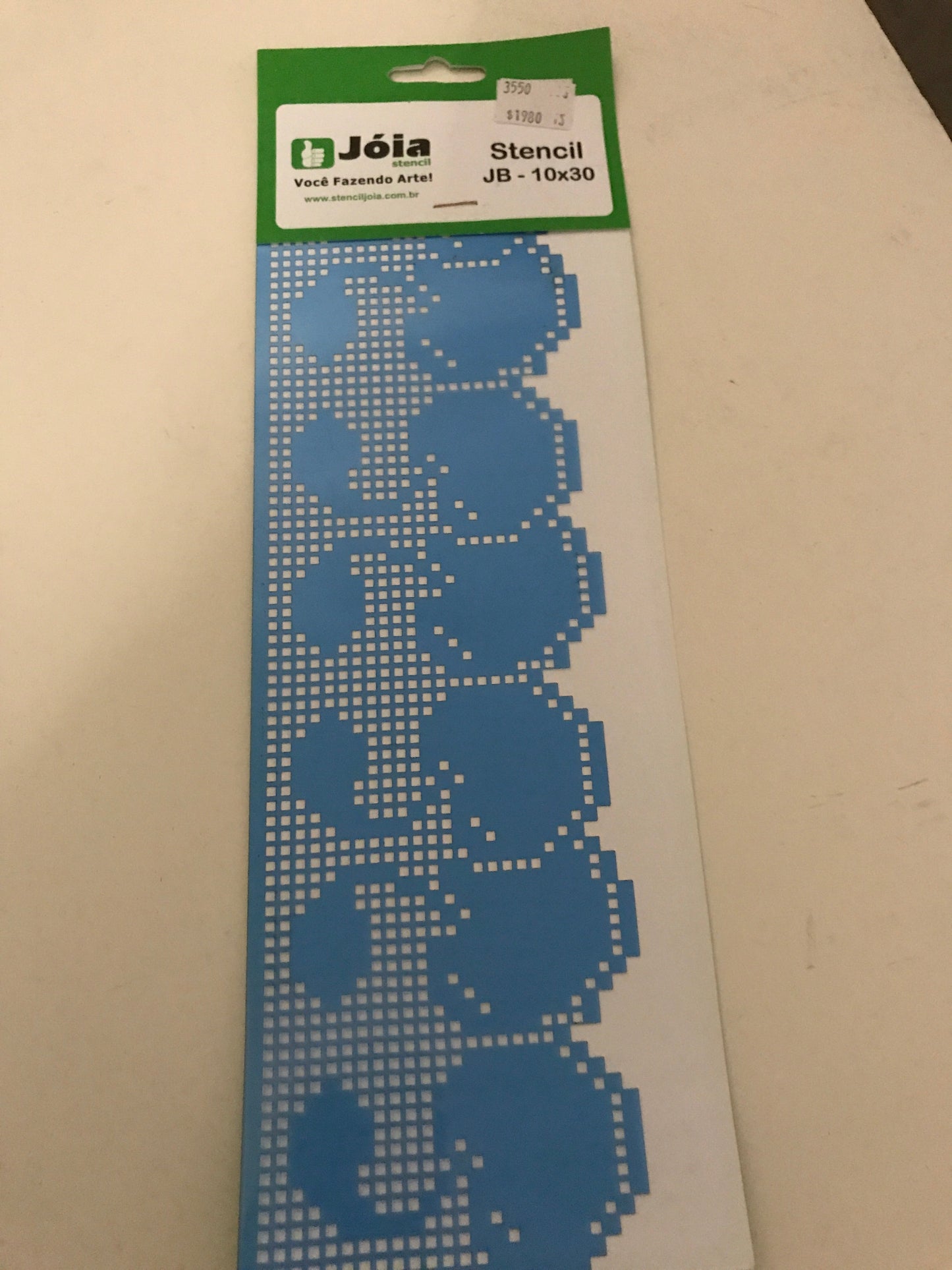 STENCIL 10X30 ENCAJE 4 JOIA