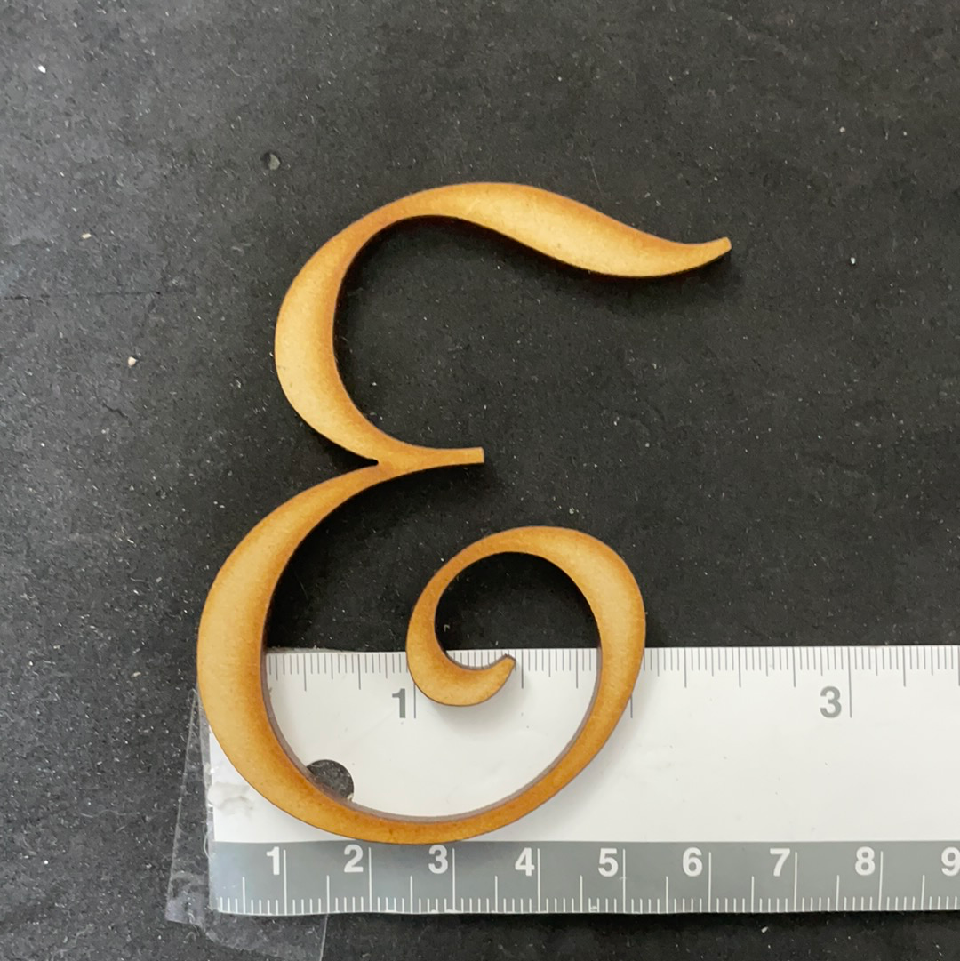 LETRAS GÓTICAS Y NÚMERO LÁSER 7cm