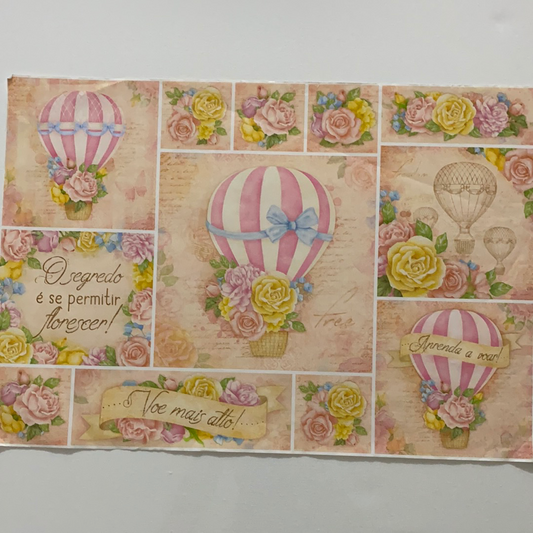 MAMIKO LAMINA DECOUPAGE BRASIL 49X34