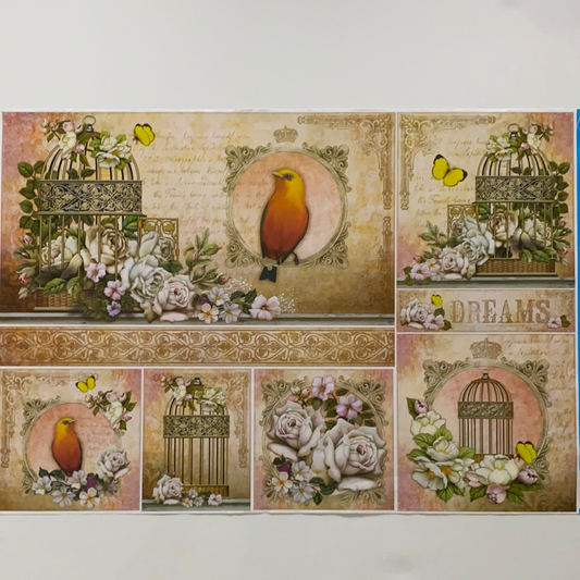 MAMIKO LAMINA DECOUPAGE BRASIL 49X34