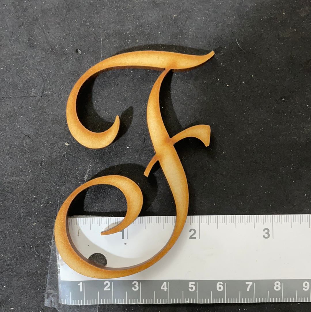 LETRAS GÓTICAS Y NÚMERO LÁSER 7cm