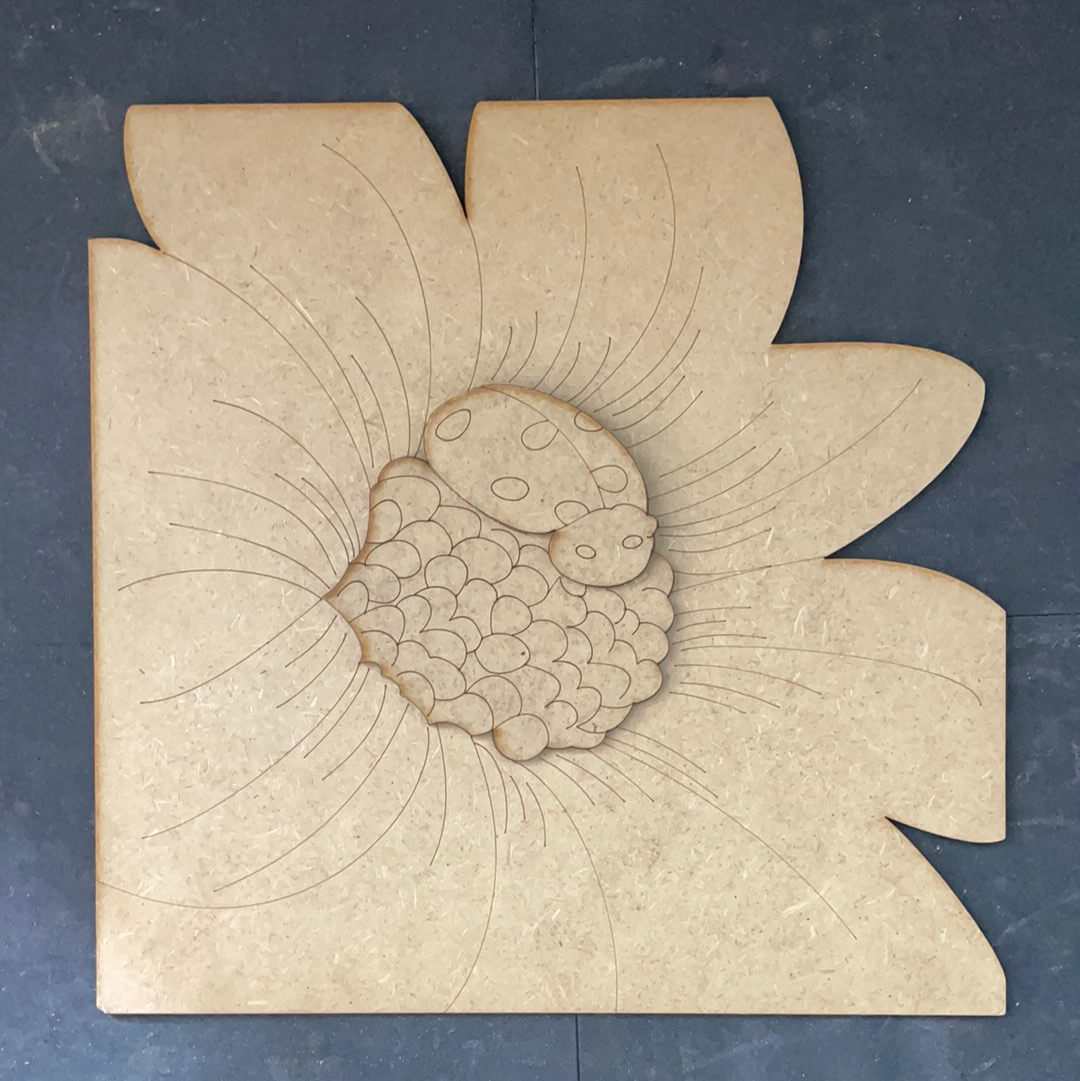 FLORES DE MADERA PARA PINTURA