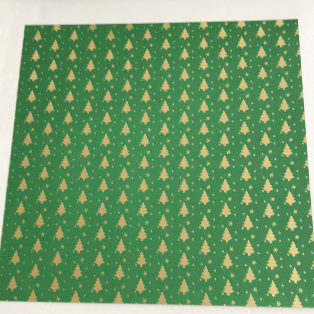 LAMINAS METALIZADAS TEC NAVIDAD/verde-oro