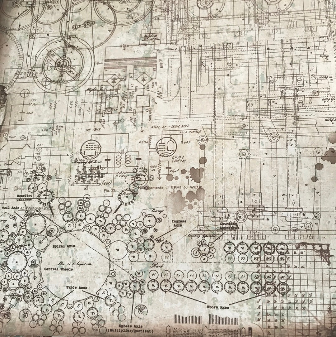 LAMINAS STAMPERIA DOBLES PARA SCRAP MECHANICAL FANTASY
