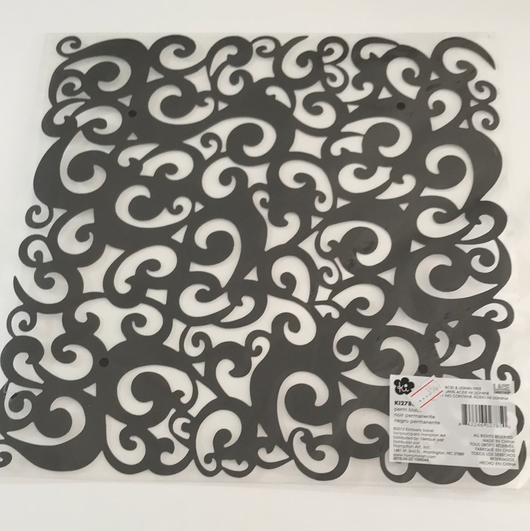 Lamina Doble 30x30cm Scrapbooking USA - rejilla