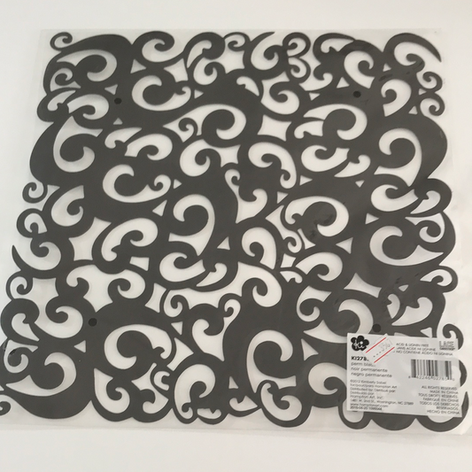 Lamina Doble 30x30cm Scrapbooking USA - rejilla