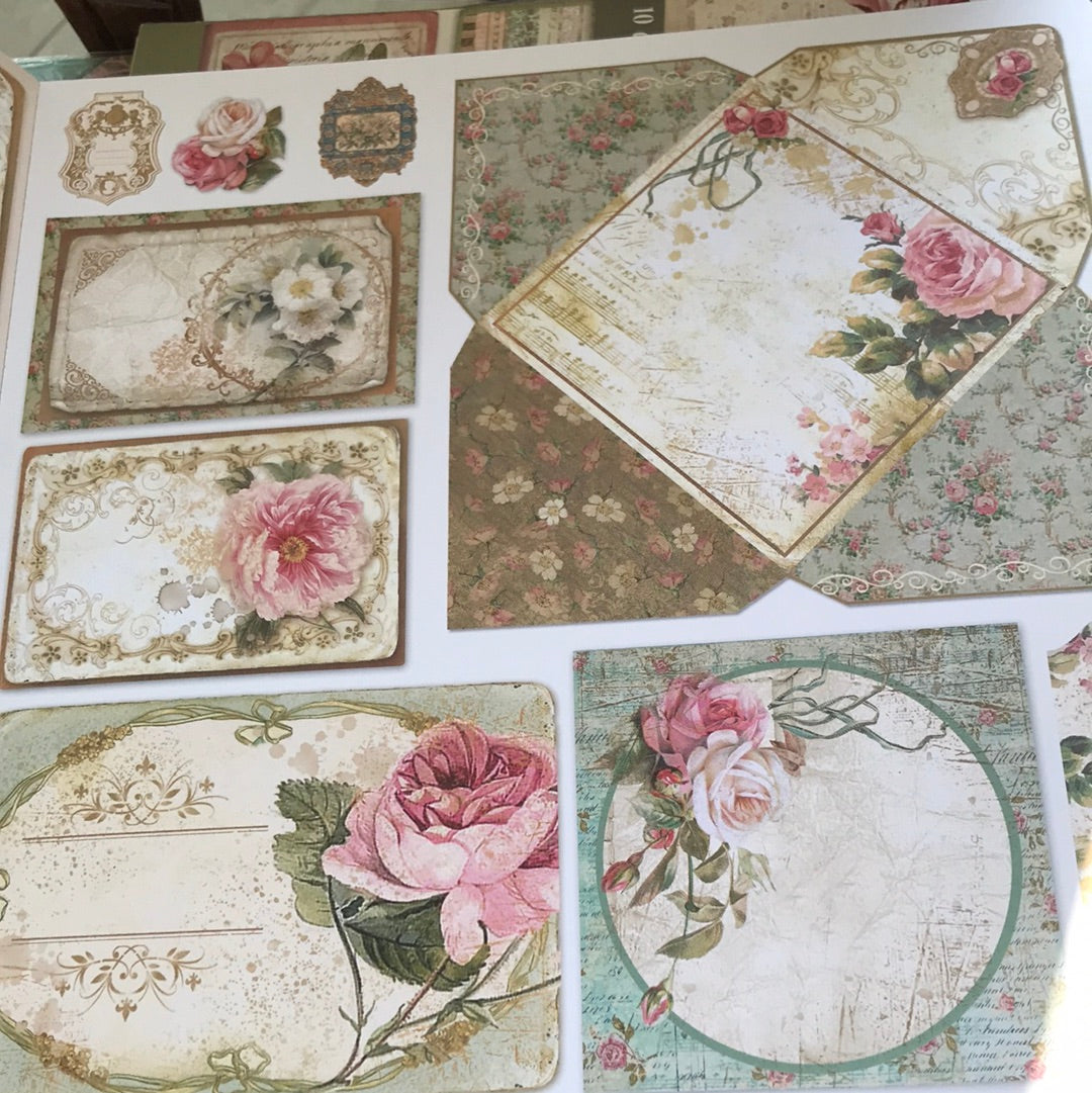 LAMINAS STAMPERIA  DOBLES PARA SCRAP  PRECIOUS