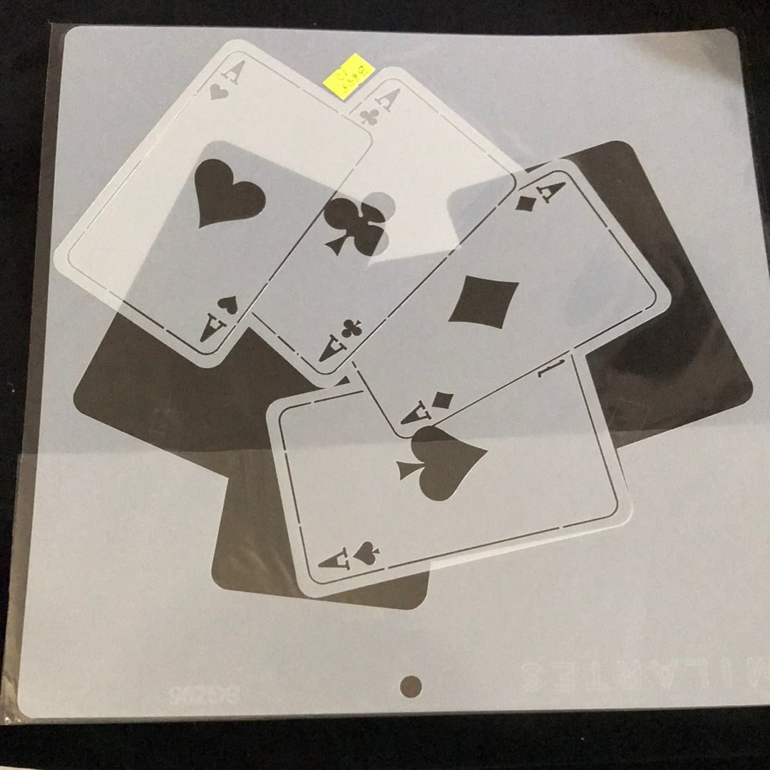 STENCIL 30 X30 CAJA DE JUEGOS DE MESA MILARTES