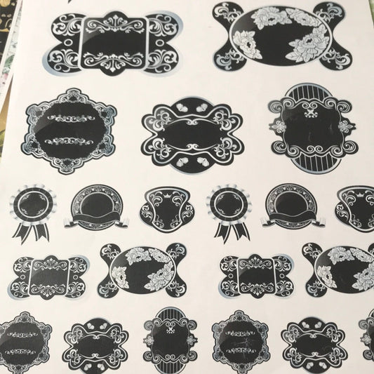 Lámina Titina colección monocromo E 325- E 32x47 cm Scrapbooking-Purpuras 6