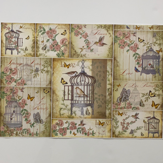 MANIKO LAMINA DECOUPAGE BRASIL 49X34