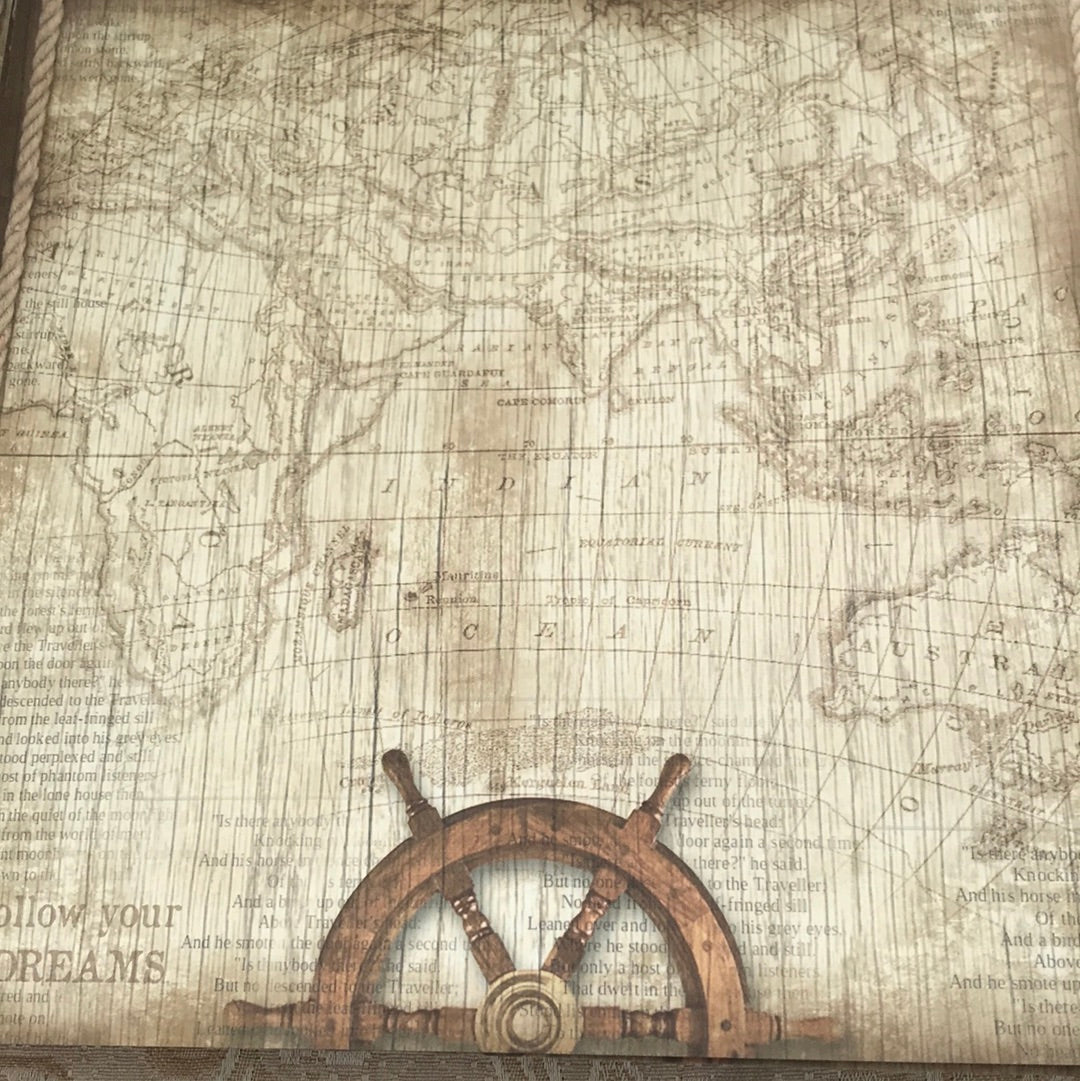 LAMINAS STAMPERIA  DOBLES PARA SCRAP SEA LAND