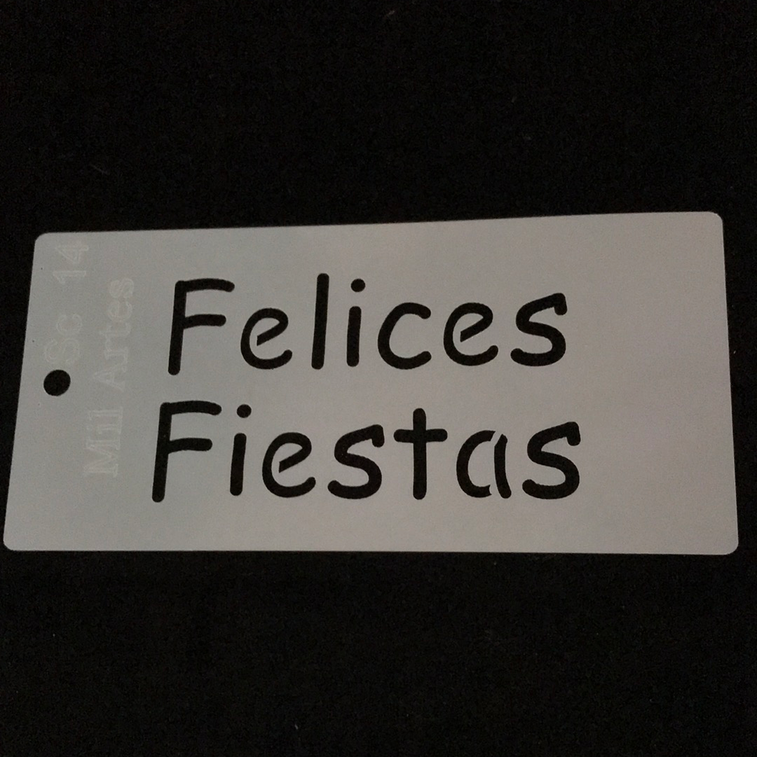 STENCIL 10 x 20 Navidad Milartes