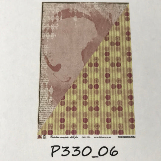 Lámina Titina colección Entelados Nro 6 330-6 32x47 cm Scrapbooking-Entelados