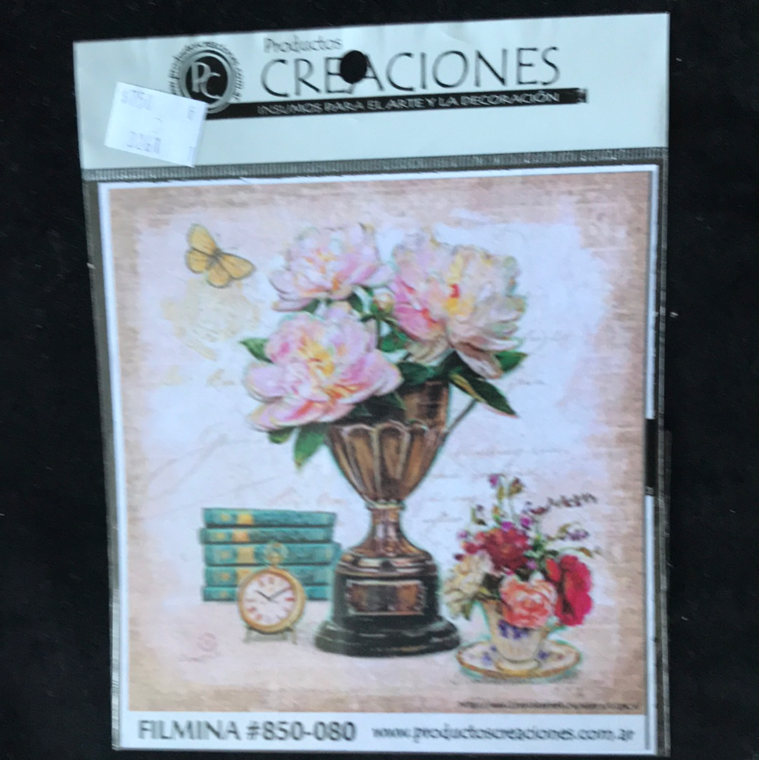 LAMINAS FILMINA O CRISTAL, medidas 14 x 14