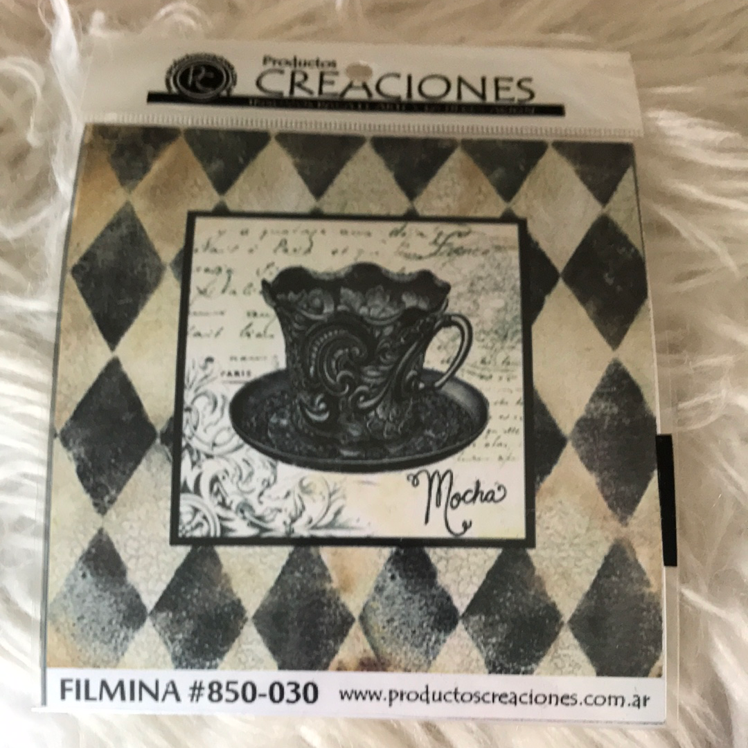 LAMINAS FILMINA O CRISTAL, medidas 14 x 14