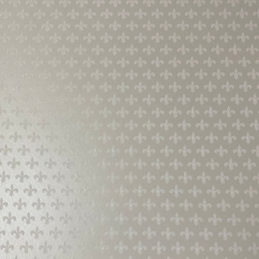 LAMINA DECOSCRAPP-DECOUPAGE 30 x30 METALIZADAS BLANCAS PLATEADAS