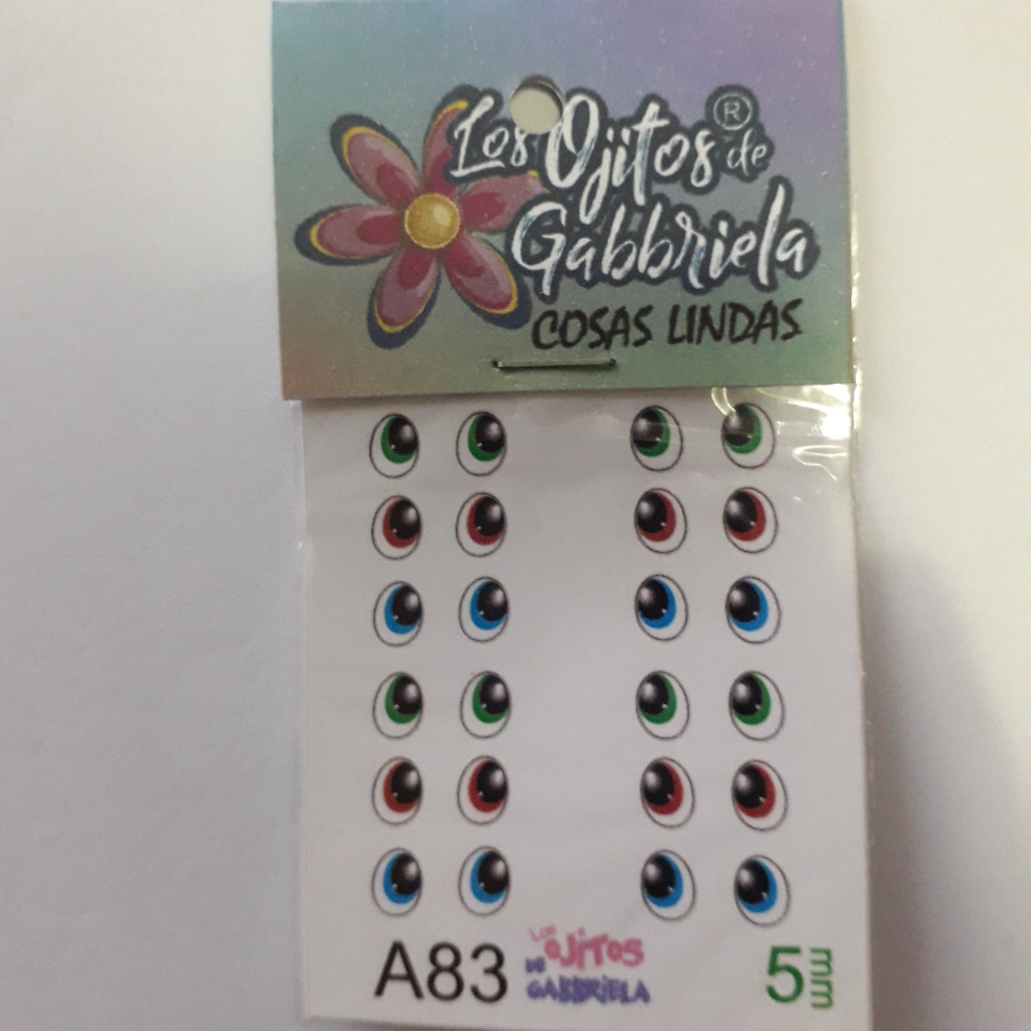 Ojitos adhesivos Gaby pequeños A83