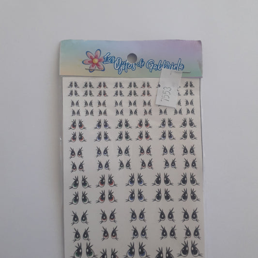 Ojitos adhesivos Gaby 3-5-7-9 mm A65-A66