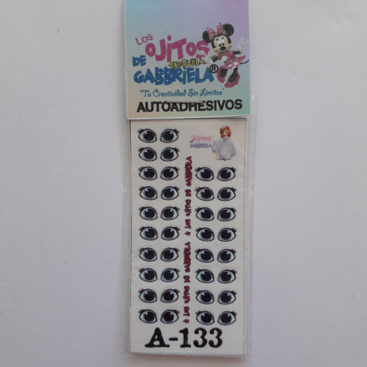 Ojitos adhesivos Gaby pequeños A133 3mm