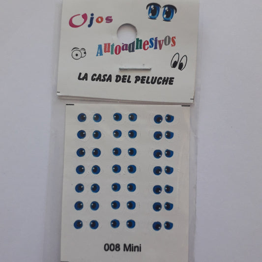 Ojitos adhesivos 008 mini casa del peluche