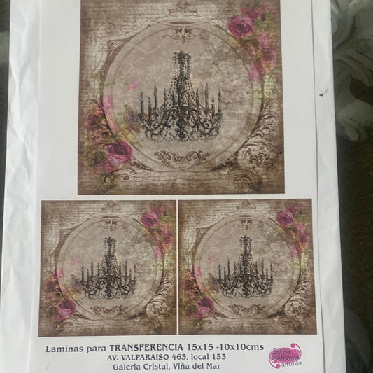 LAMINAS PARA TRANSFERENCIA (20x25) VINTAGE