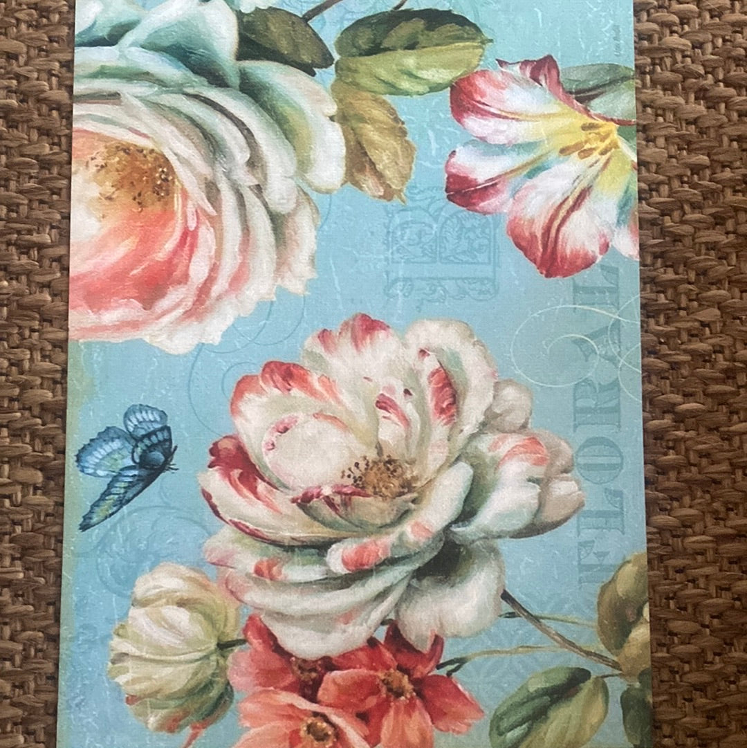 LAMINAS PARA DECOUPAGE   21x29 FLOR