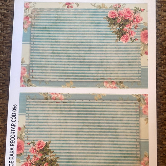 LAMINAS PARA DECOUPAGE   21x29 FLOR