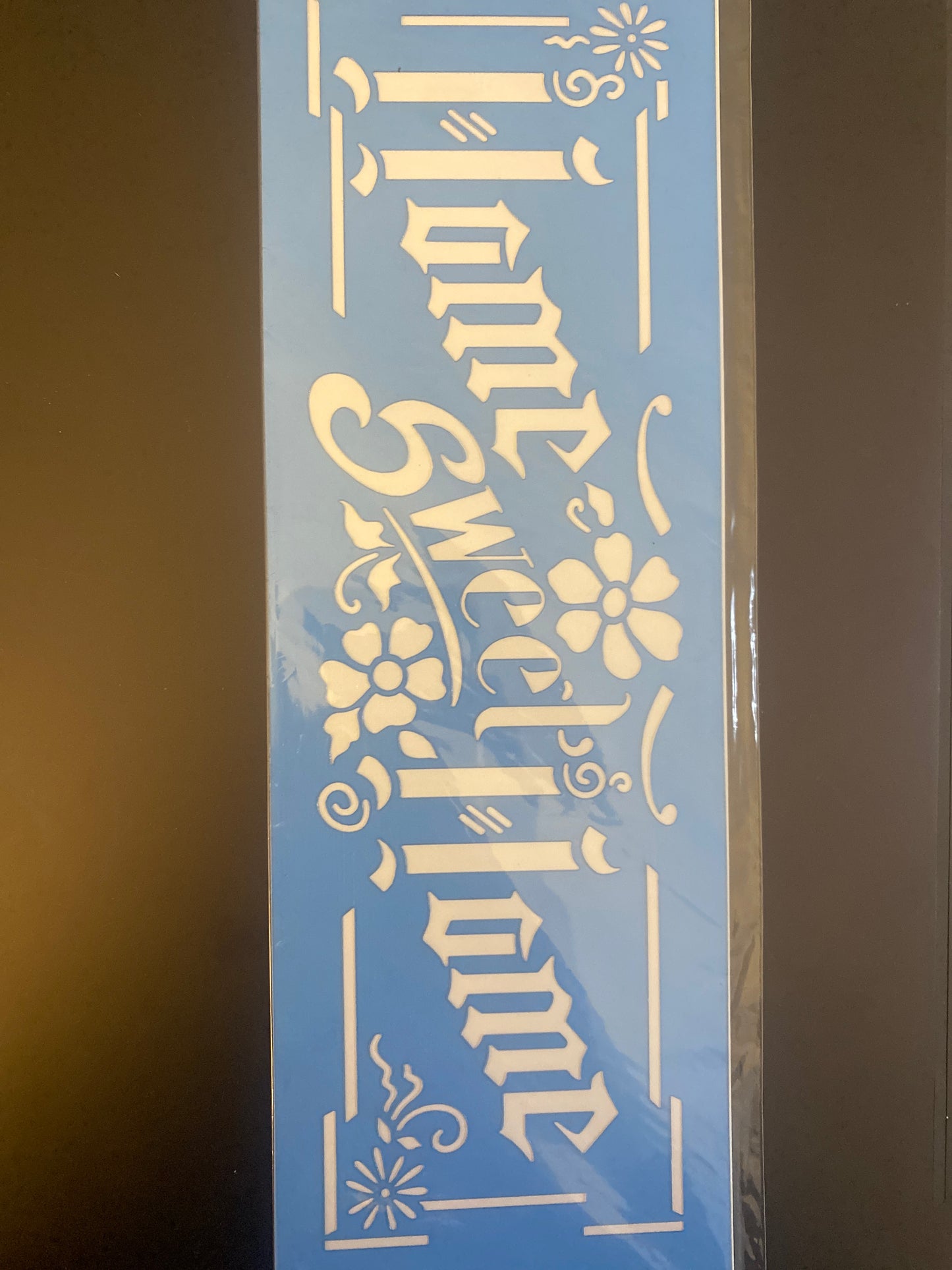 STENCIL LITOARTE 29x8.4 HOME SWEET HOME