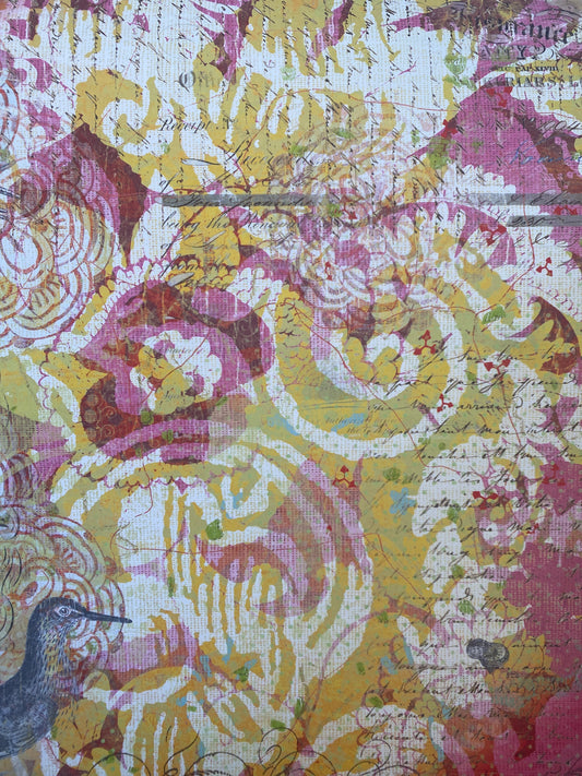 LAMINA DOBLE DECOSCRAPP-DECOUPAGE 30 x30 - FONDO DECORATIVO