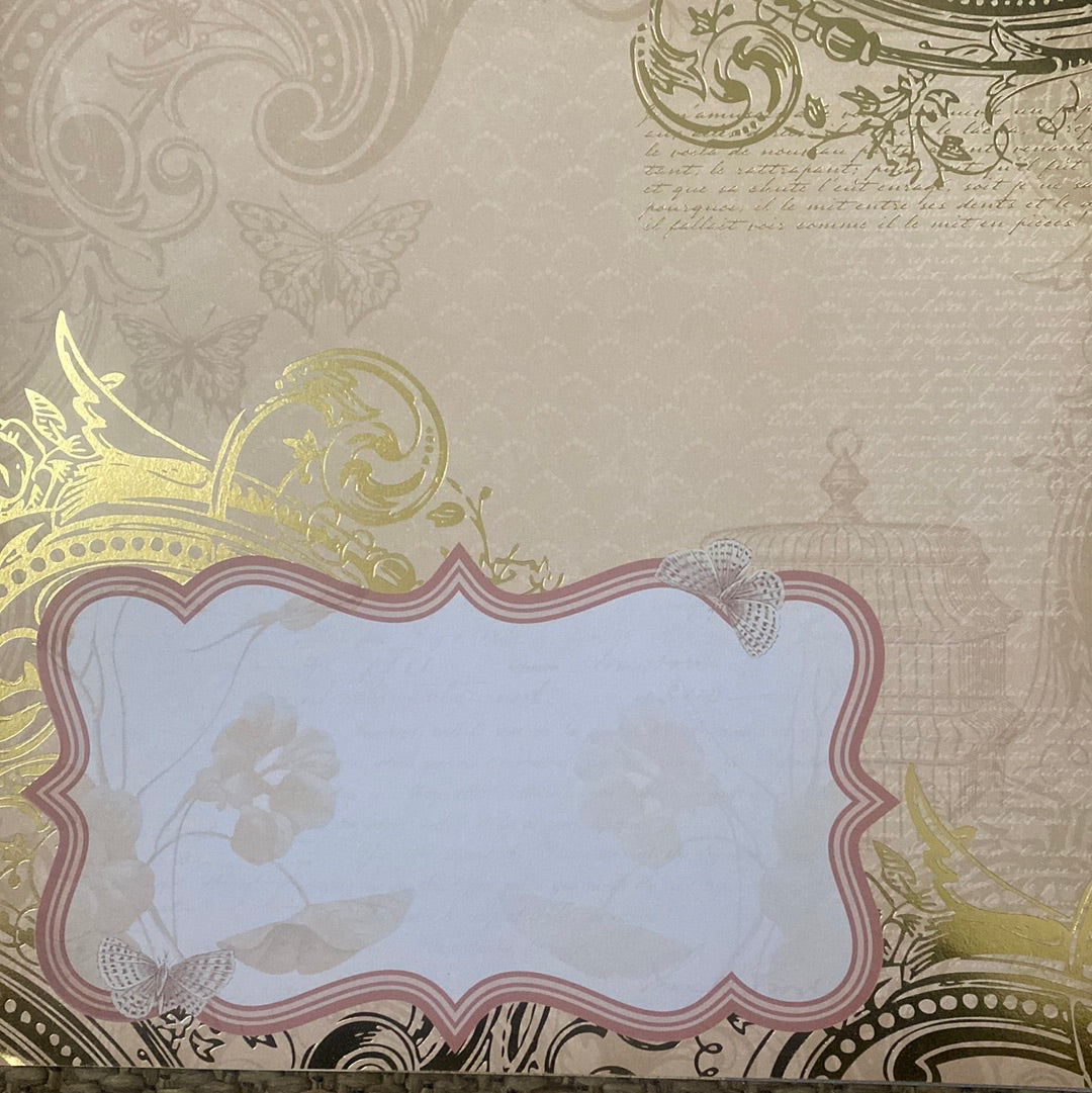LAMINA DECOSCRAPP-DECOUPAGE 30 x30 -VARIAS CON APLICACIONES GLITER