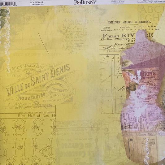 LAMINA- DECOSCRAPP-DECOUPAGE 30 x30 DOBLE CARA mixmedia