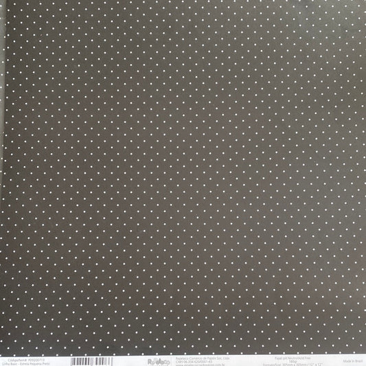 LAMINA DECOSCRAPP-DECOUPAGE 30 x30 negro-estrellitas