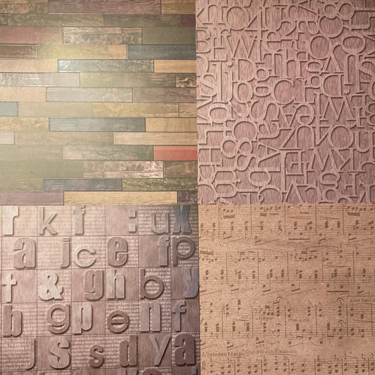 LAMINA DECOSCRAPP-DECOUPAGE 30 x30 - INDUSTRIAL CON BRILLO