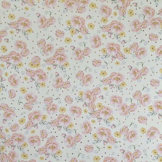 LAMINA DOBLE-DECOSCRAPP-DECOUPAGE 30 x30 -VARIAS CON APLICACIONES GLITER-DORADO FLORES