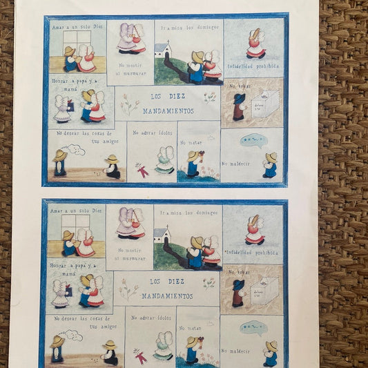 LAMINAS PARA DECOUPAGE   INFANTIL 21 x 30 cm