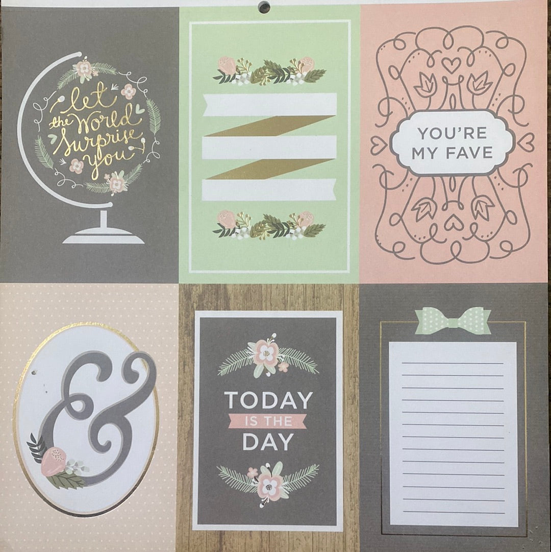 LAMINA DECOSCRAPP-DECOUPAGE 30 x30 -VARIAS CON APLICACIONES GLITER