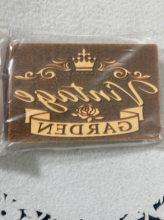 SELLOS EN RELIEVE M  004 AZUL LASER 11x7cm