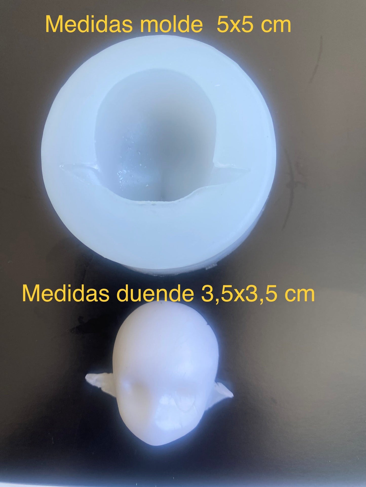 MOLDE SILICONA DUENDE HADA GRANDE