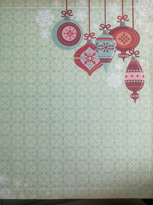 LAMINA- PAPEL DECOUPAGE 30 x30  NAVIDAD
