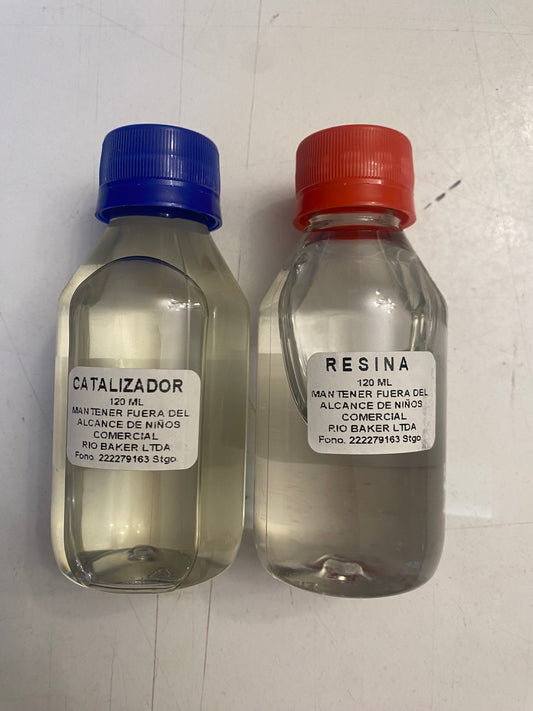 Resina + Catalizador 250 (120ml cada uno)