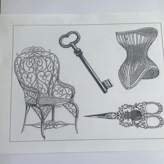LAMINA PARA TRANSFERENCIA BLANCO Y NEGRO (20x25)