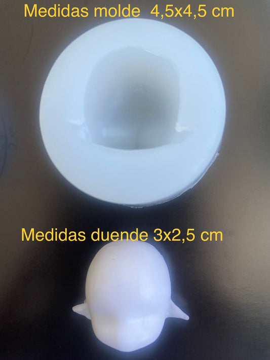 MOLDE SILICONA DUENDE HADAS CHICO