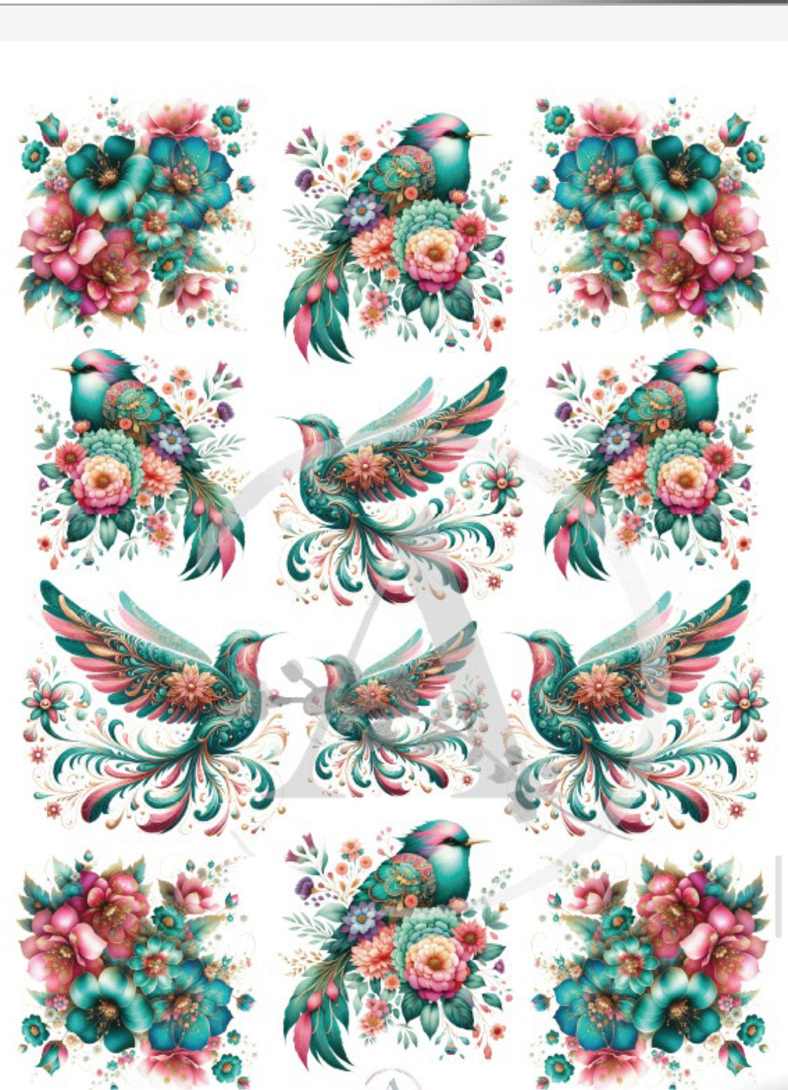LAMINA TRANSFER TEXTIL Y SUP LISAS 20 x 30