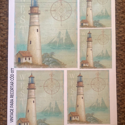 LAMINAS PARA DECOUPAGE   21x29 PAISAJE