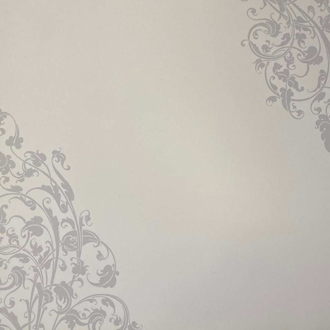 LAMINA DECOSCRAPP-DECOUPAGE 30 x30 MIXMEDIA BLANCAS-GRIS