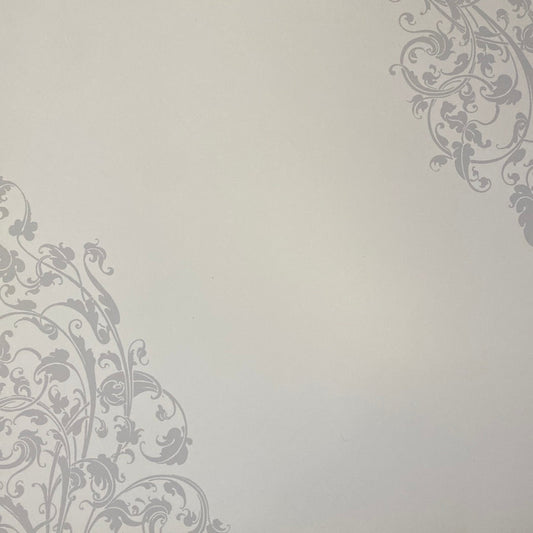 LAMINA DECOSCRAPP-DECOUPAGE 30 x30 MIXMEDIA BLANCAS-GRIS