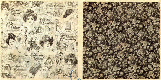 Lámina Graphic 45 Doble 30x30cm Scrapbooking USA - Mon Amour 7