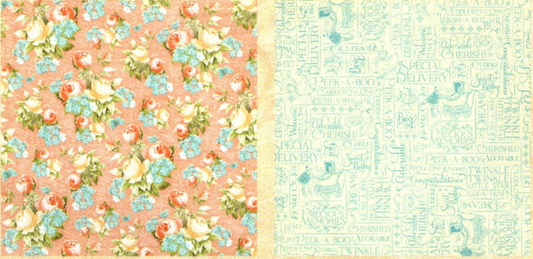 Lamina Graphic 45 Doble 30x30cm Scrapbooking USA - Precious Memories 2